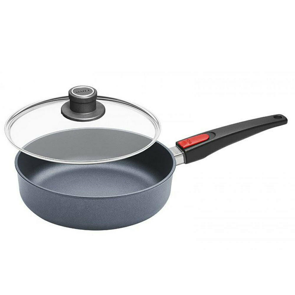 Woll Diamond Lite Detachable Handle Induction Sauté Pan With Lid - 24cm
