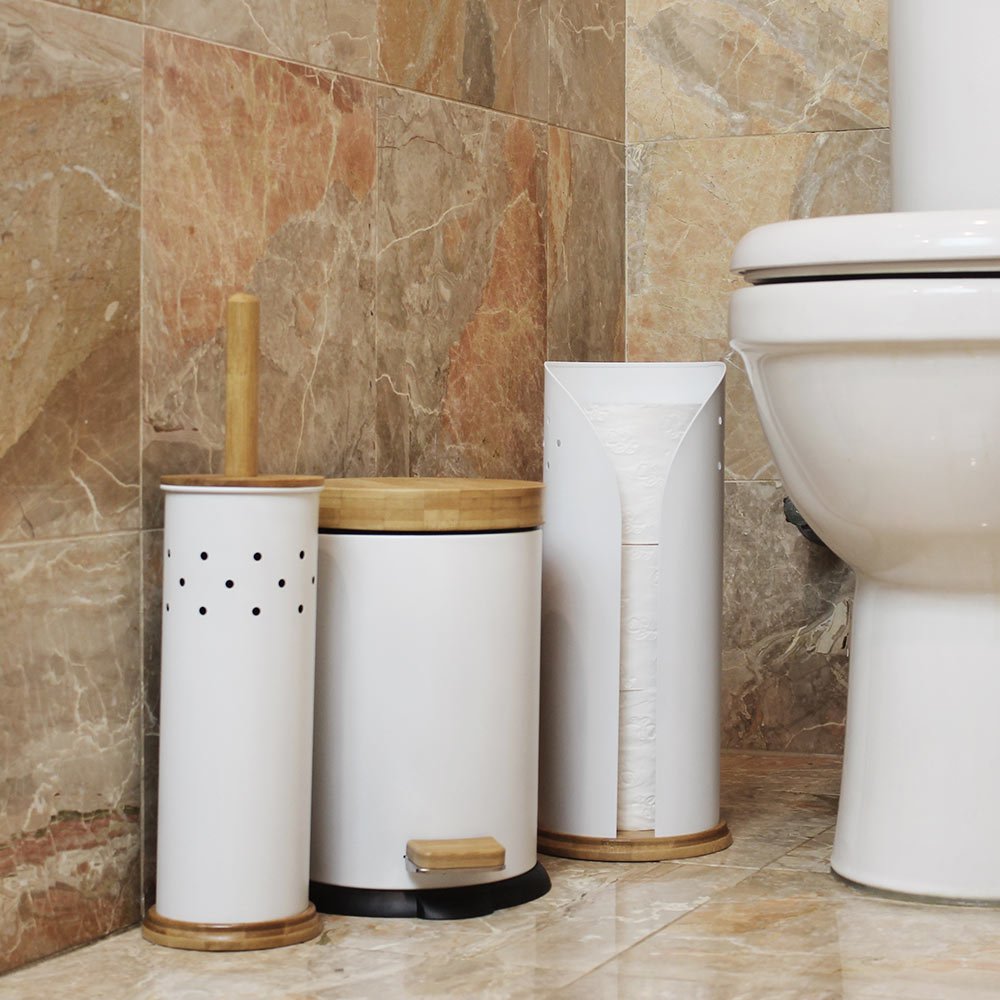 Eco Basics Toilet Set - White - White Magic