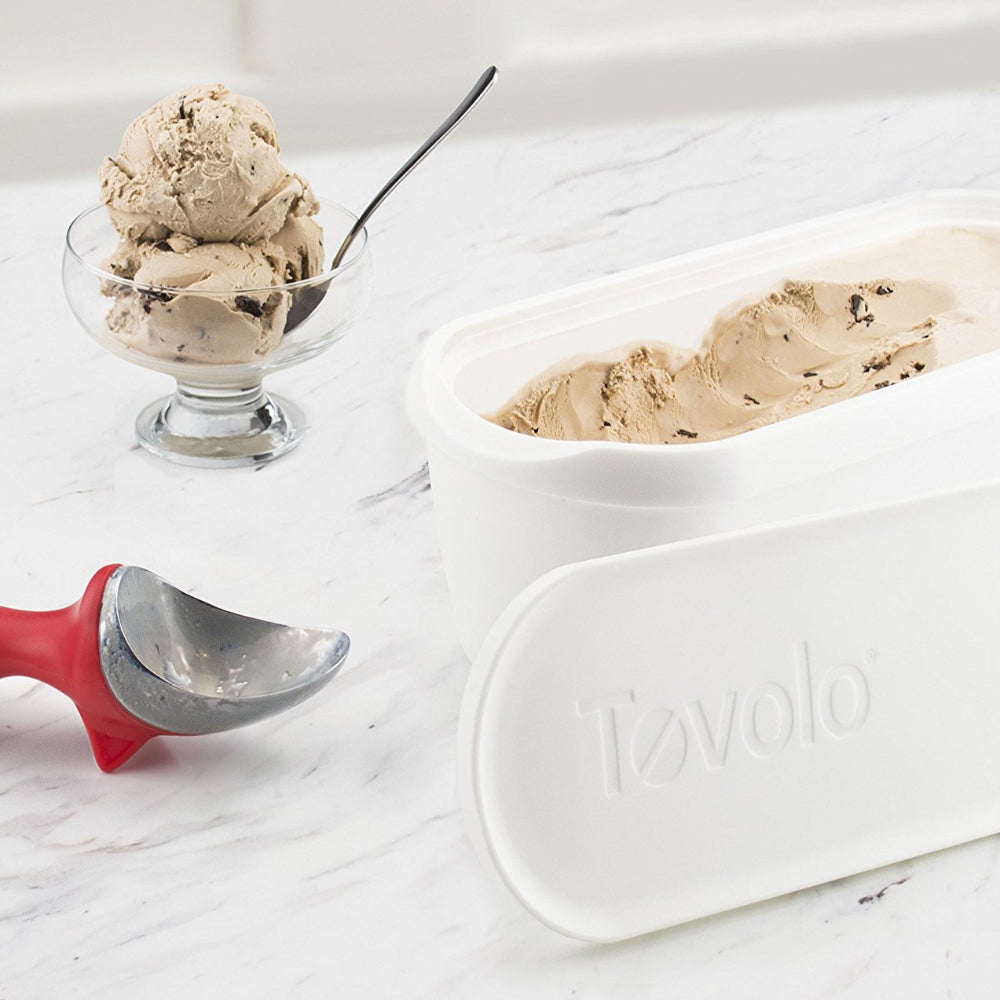 Tovolo Glide-A-Scoop Ice Cream Tub 1.4L - White